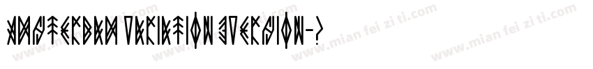 Amsterdam Variation 3Version字体转换